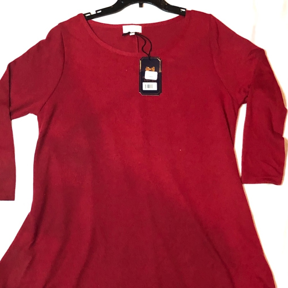Long Sleeve Red Dress NWT Women’s XL